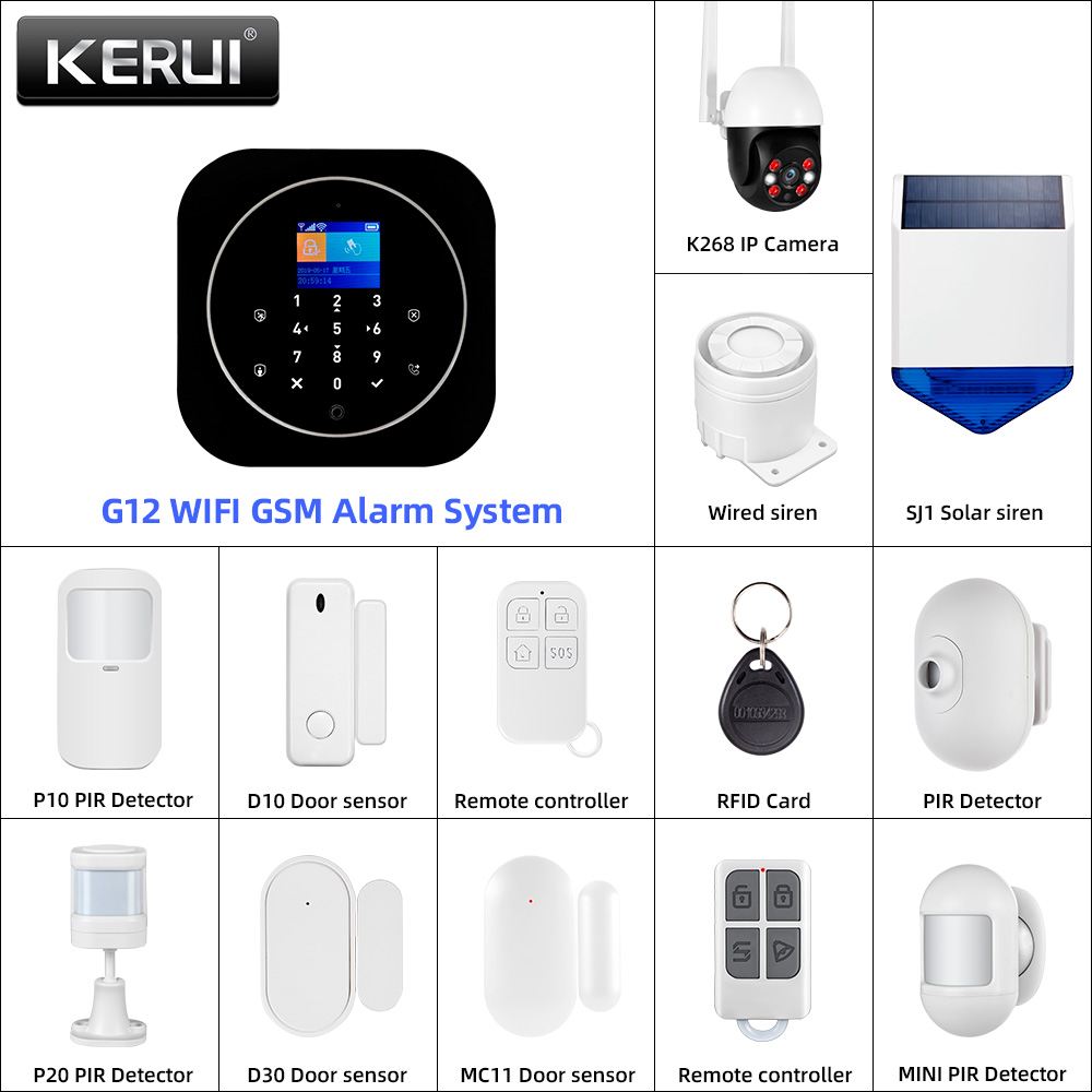 KERUI G12 2G Wifi Wireless Hom - Home Automation System Diy review and price