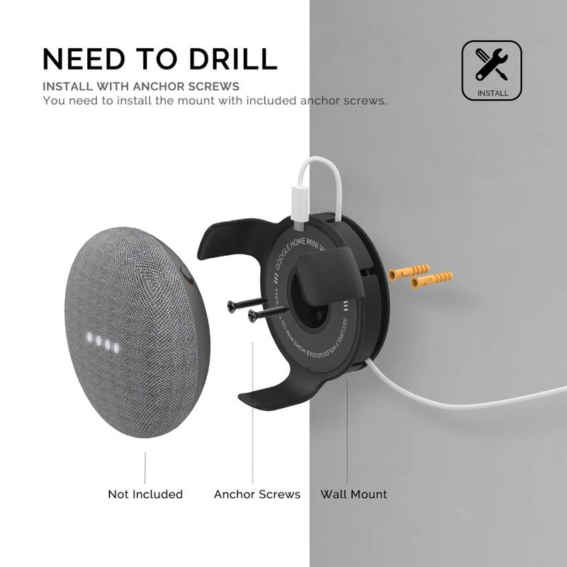 Outlet Wall Mount Holder for G - Google Speaker Nest Audio review and price