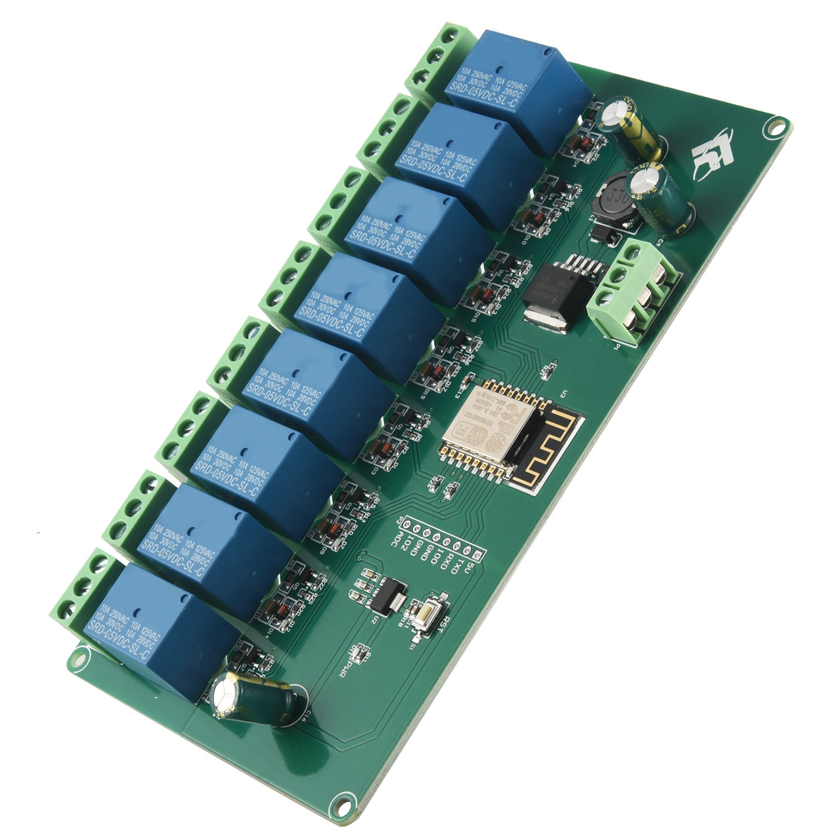 (ABDH) ESP8266 WIFI 8 Channel  - Relay 8 Channel Board review and price